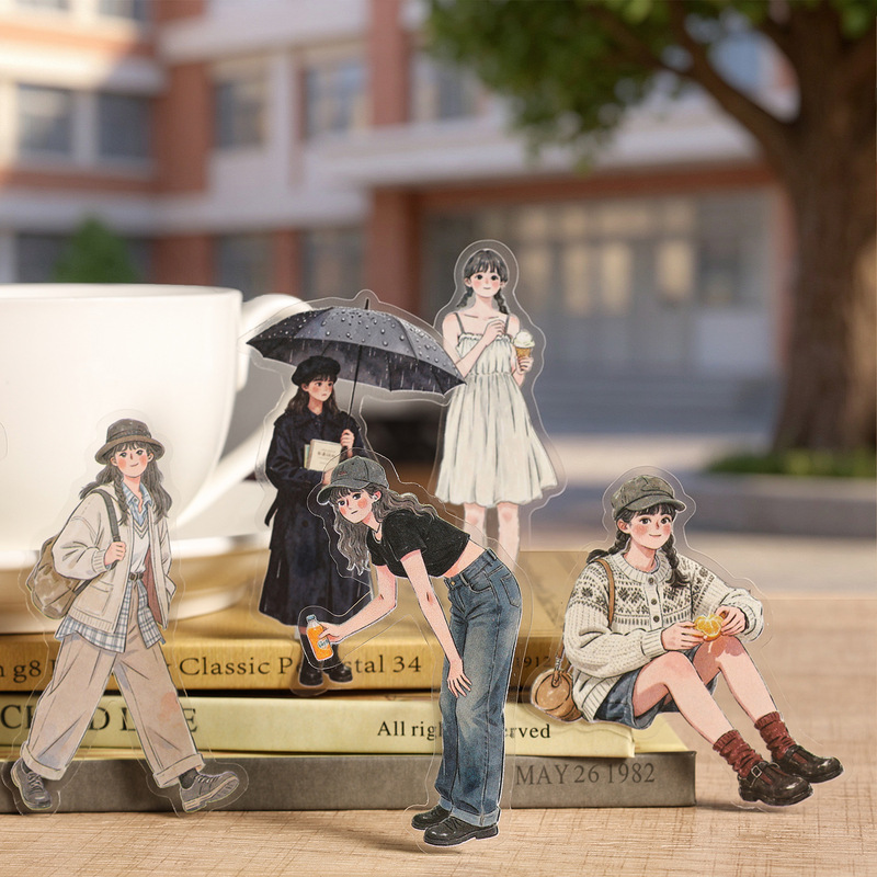 15Pcs Elegant Lady Character S - Embellishments For Scrapbooking 评论和价格